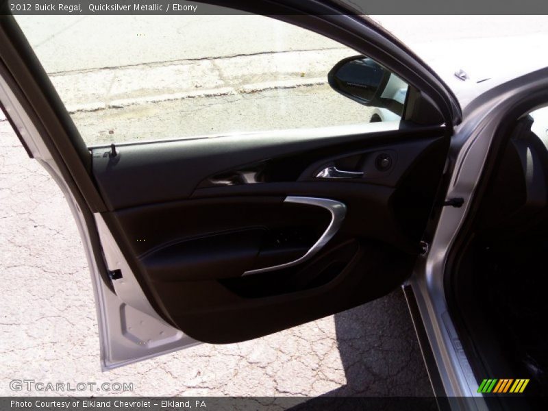 Quicksilver Metallic / Ebony 2012 Buick Regal