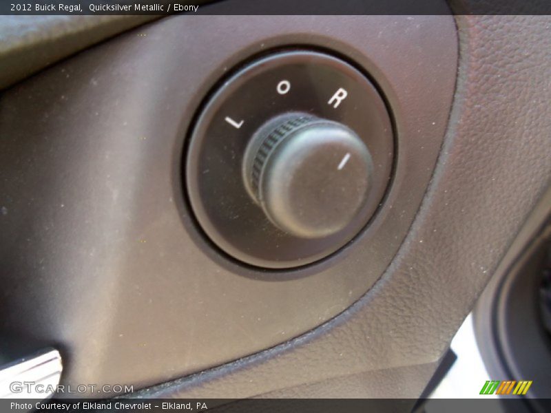 Quicksilver Metallic / Ebony 2012 Buick Regal