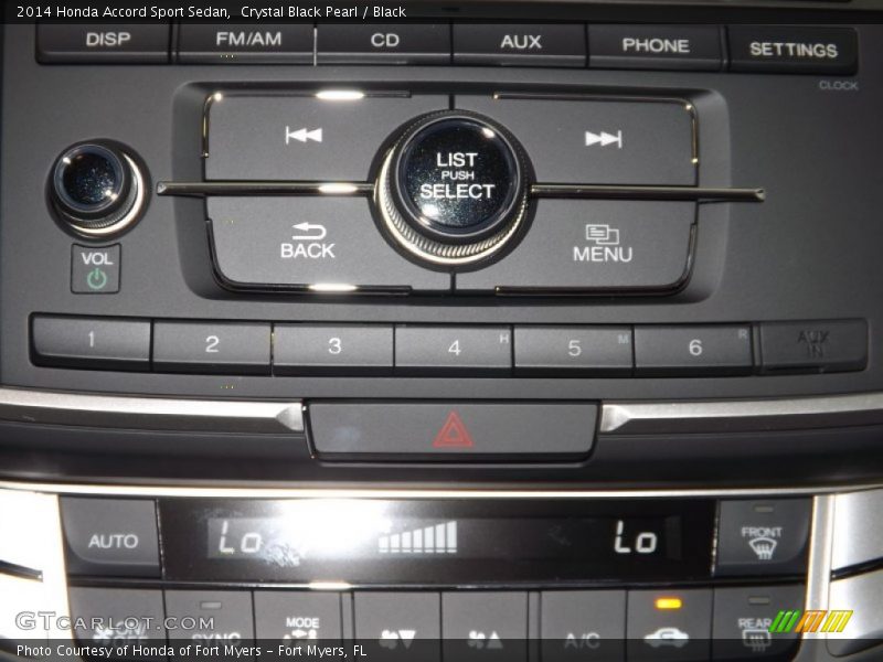 Controls of 2014 Accord Sport Sedan