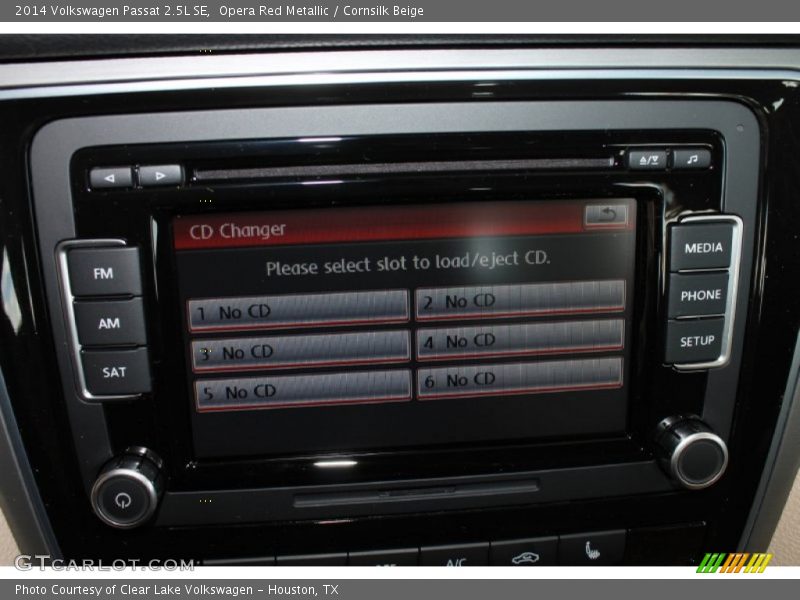 Opera Red Metallic / Cornsilk Beige 2014 Volkswagen Passat 2.5L SE
