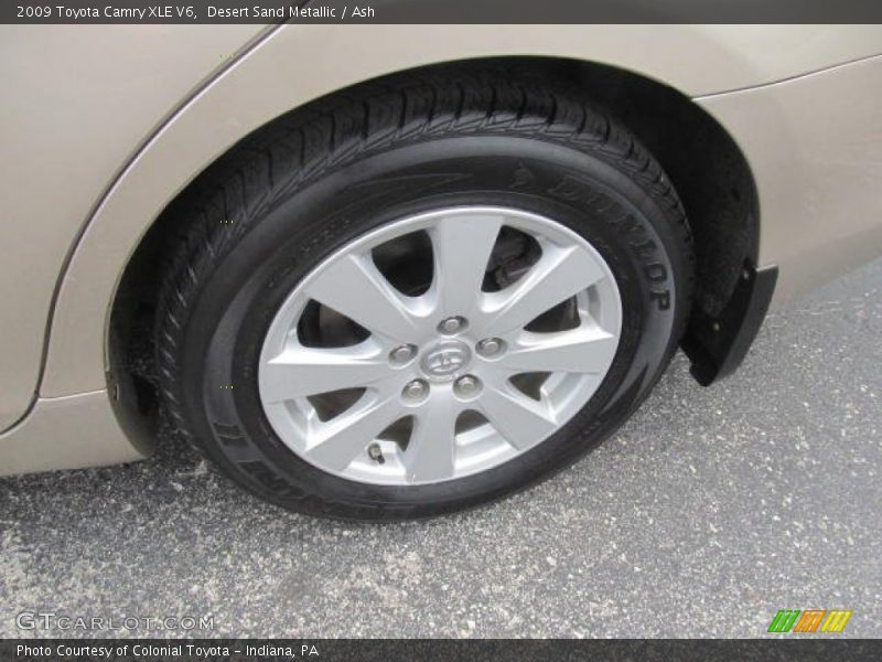Desert Sand Metallic / Ash 2009 Toyota Camry XLE V6
