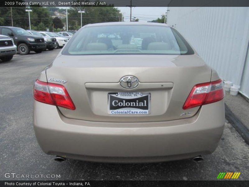 Desert Sand Metallic / Ash 2009 Toyota Camry XLE V6