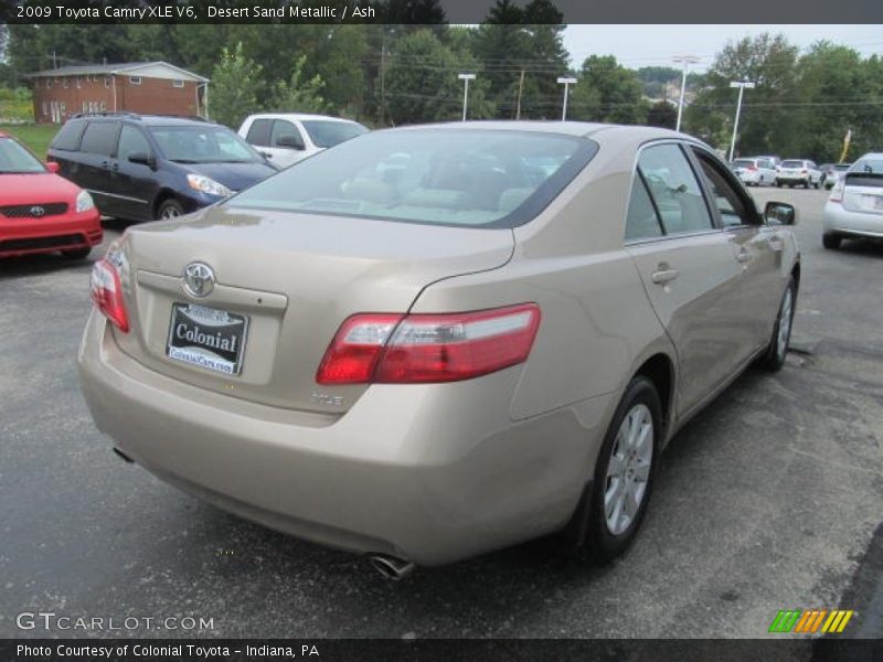 Desert Sand Metallic / Ash 2009 Toyota Camry XLE V6