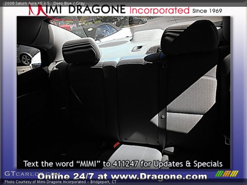 Deep Blue / Gray 2008 Saturn Aura XE 3.5