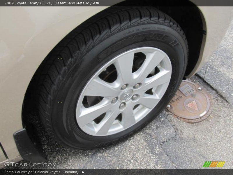 Desert Sand Metallic / Ash 2009 Toyota Camry XLE V6