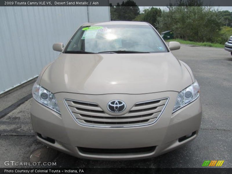 Desert Sand Metallic / Ash 2009 Toyota Camry XLE V6