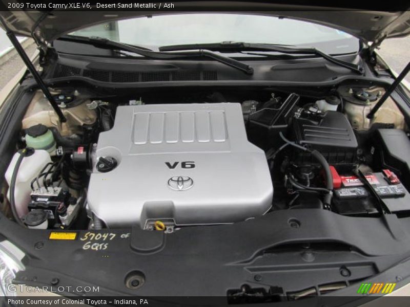 Desert Sand Metallic / Ash 2009 Toyota Camry XLE V6