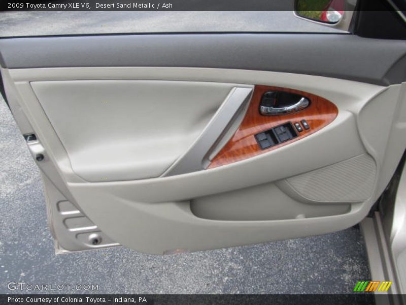 Desert Sand Metallic / Ash 2009 Toyota Camry XLE V6