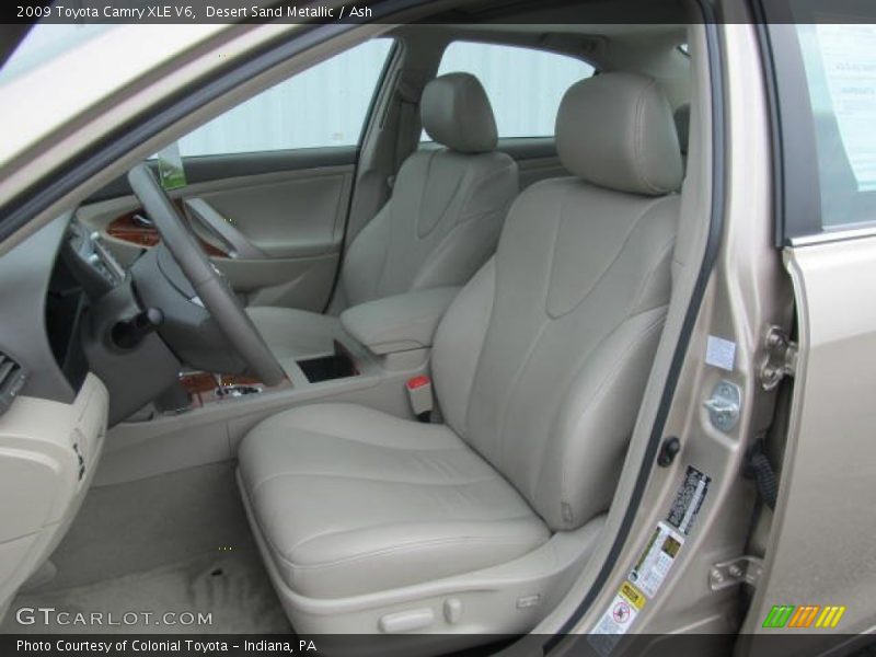 Desert Sand Metallic / Ash 2009 Toyota Camry XLE V6