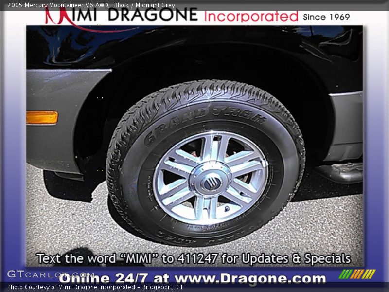 Black / Midnight Grey 2005 Mercury Mountaineer V6 AWD
