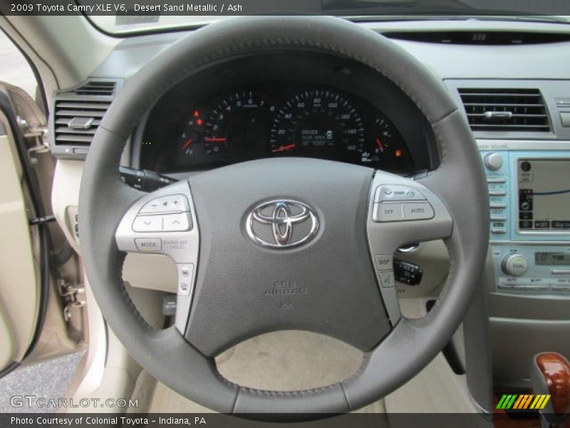 Desert Sand Metallic / Ash 2009 Toyota Camry XLE V6