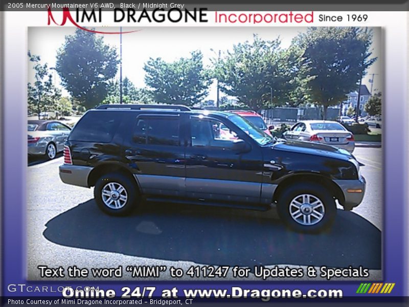 Black / Midnight Grey 2005 Mercury Mountaineer V6 AWD