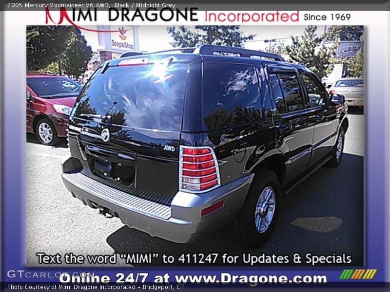 Black / Midnight Grey 2005 Mercury Mountaineer V6 AWD