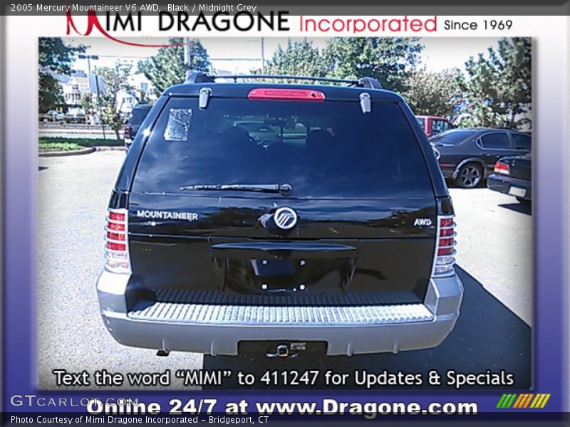 Black / Midnight Grey 2005 Mercury Mountaineer V6 AWD