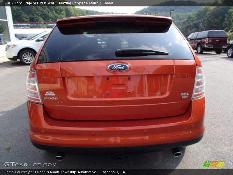 Blazing Copper Metallic / Camel 2007 Ford Edge SEL Plus AWD