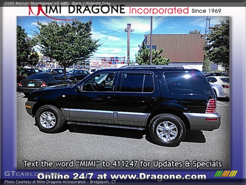 Black / Midnight Grey 2005 Mercury Mountaineer V6 AWD