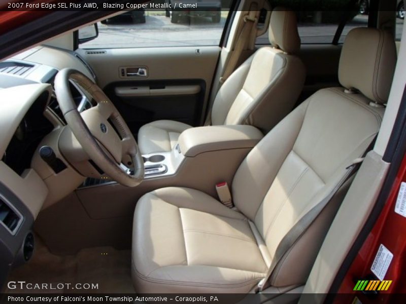 Blazing Copper Metallic / Camel 2007 Ford Edge SEL Plus AWD