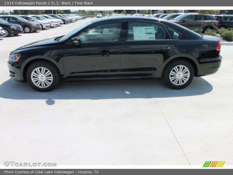 Black / Titan Black 2014 Volkswagen Passat 2.5L S