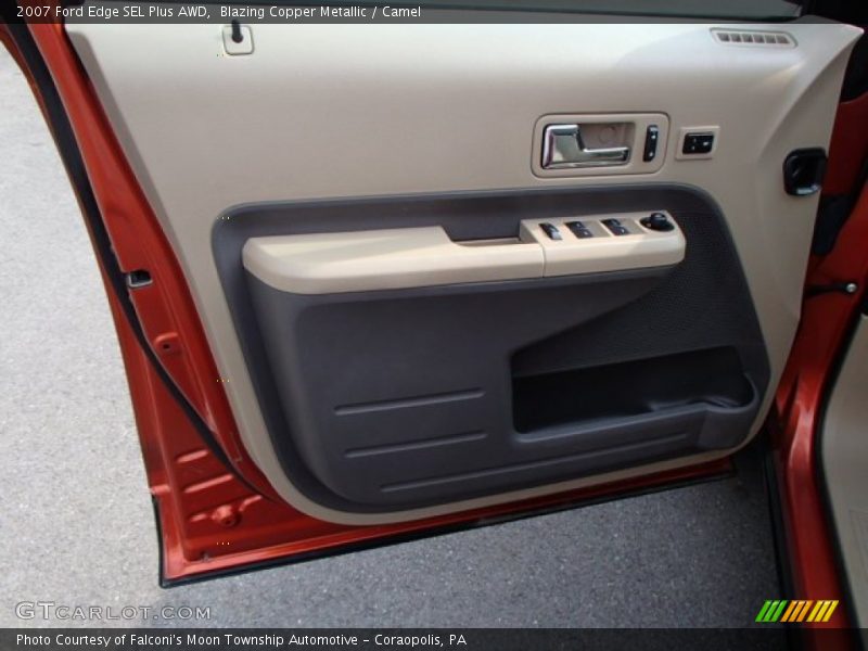 Blazing Copper Metallic / Camel 2007 Ford Edge SEL Plus AWD