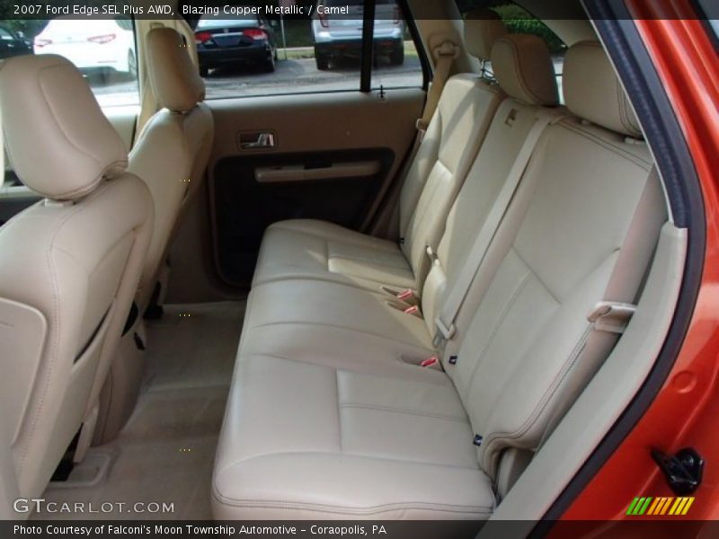 Blazing Copper Metallic / Camel 2007 Ford Edge SEL Plus AWD