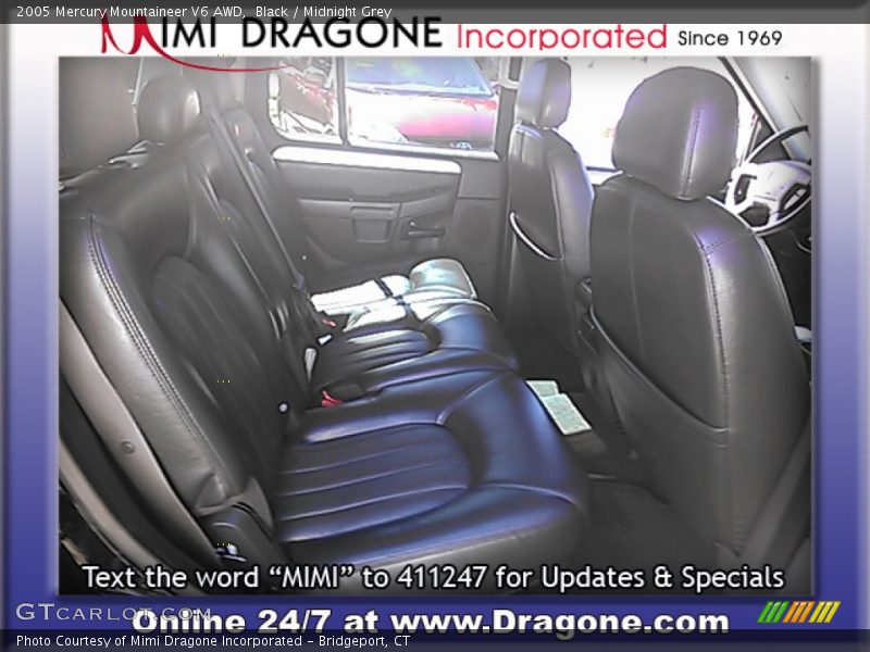 Black / Midnight Grey 2005 Mercury Mountaineer V6 AWD