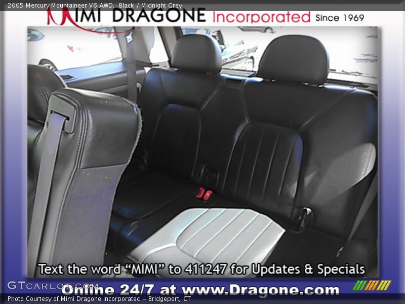 Black / Midnight Grey 2005 Mercury Mountaineer V6 AWD