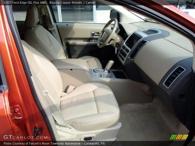 Blazing Copper Metallic / Camel 2007 Ford Edge SEL Plus AWD