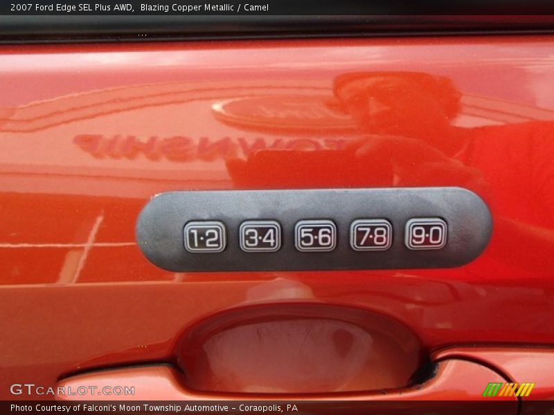 Blazing Copper Metallic / Camel 2007 Ford Edge SEL Plus AWD