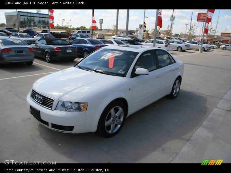 Arctic White / Black 2004 Audi A4 1.8T Sedan