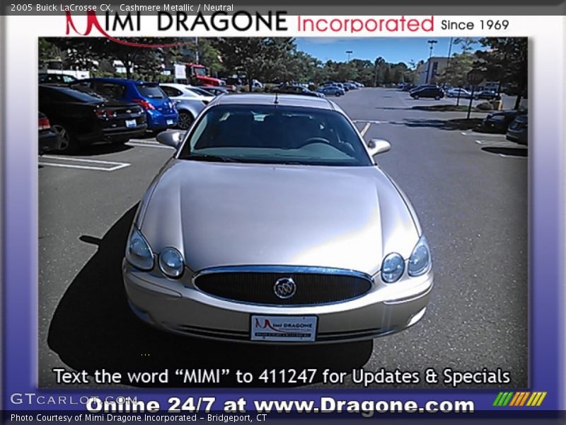 Cashmere Metallic / Neutral 2005 Buick LaCrosse CX