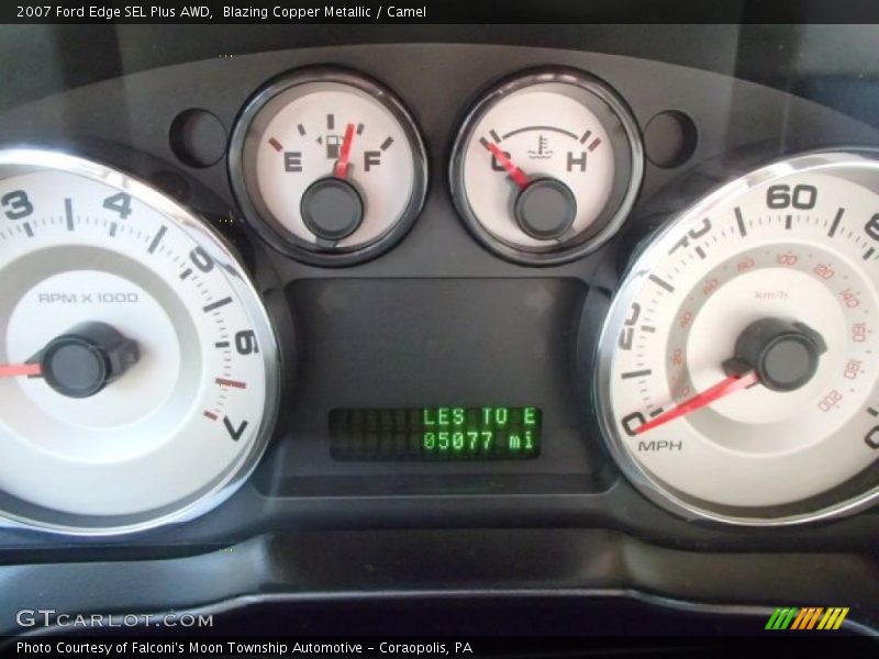 Blazing Copper Metallic / Camel 2007 Ford Edge SEL Plus AWD