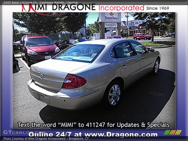 Cashmere Metallic / Neutral 2005 Buick LaCrosse CX
