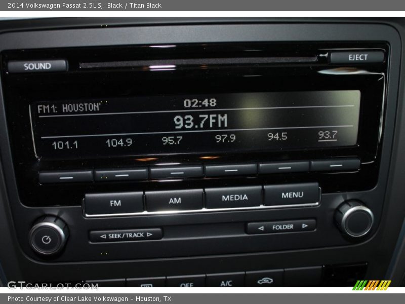 Black / Titan Black 2014 Volkswagen Passat 2.5L S