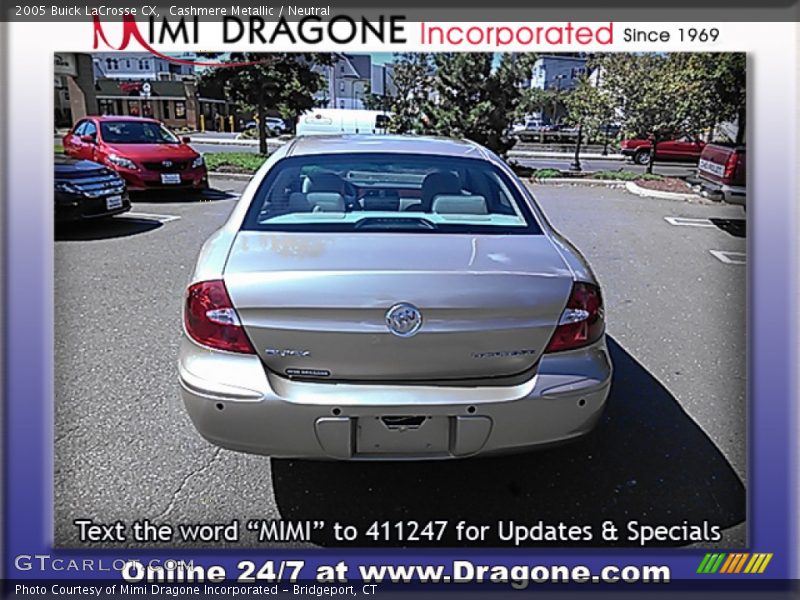 Cashmere Metallic / Neutral 2005 Buick LaCrosse CX