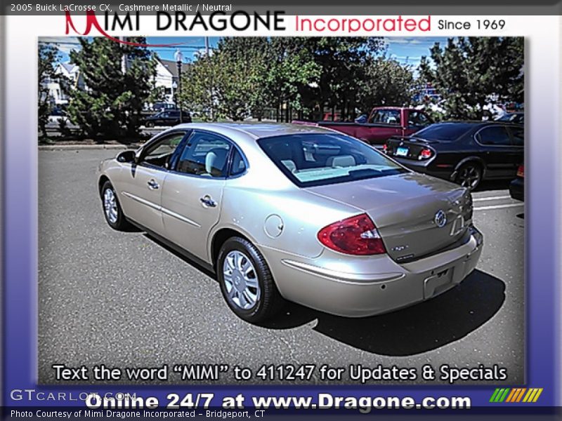 Cashmere Metallic / Neutral 2005 Buick LaCrosse CX