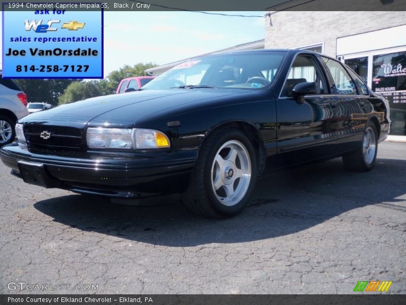Black / Gray 1994 Chevrolet Caprice Impala SS