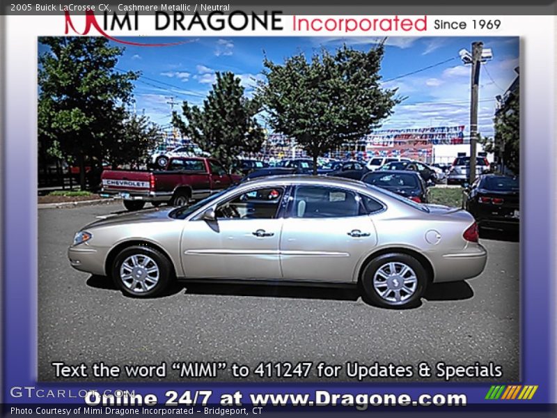 Cashmere Metallic / Neutral 2005 Buick LaCrosse CX