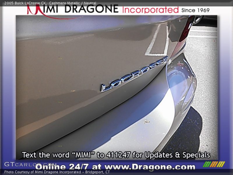 Cashmere Metallic / Neutral 2005 Buick LaCrosse CX