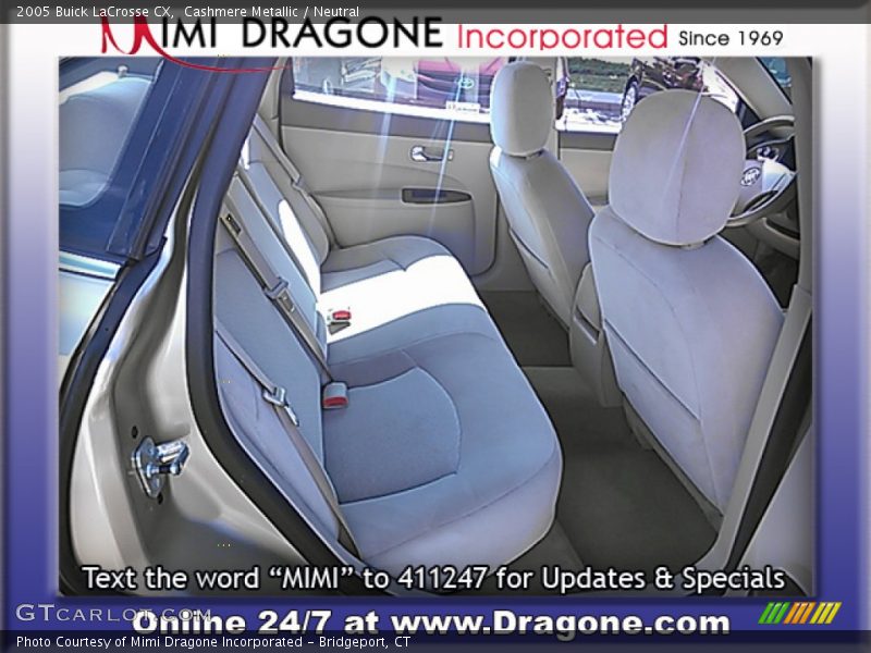 Cashmere Metallic / Neutral 2005 Buick LaCrosse CX