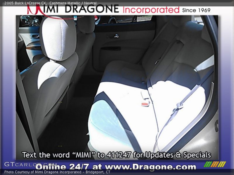 Cashmere Metallic / Neutral 2005 Buick LaCrosse CX