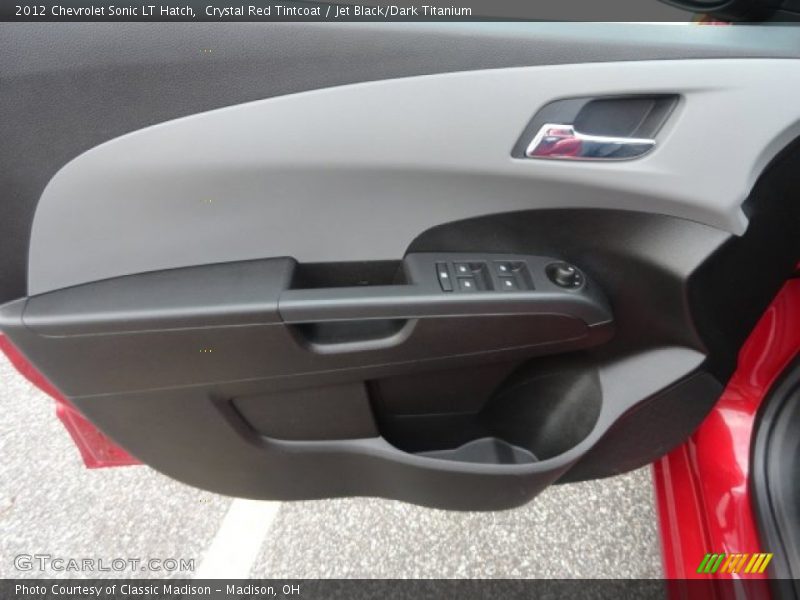 Crystal Red Tintcoat / Jet Black/Dark Titanium 2012 Chevrolet Sonic LT Hatch
