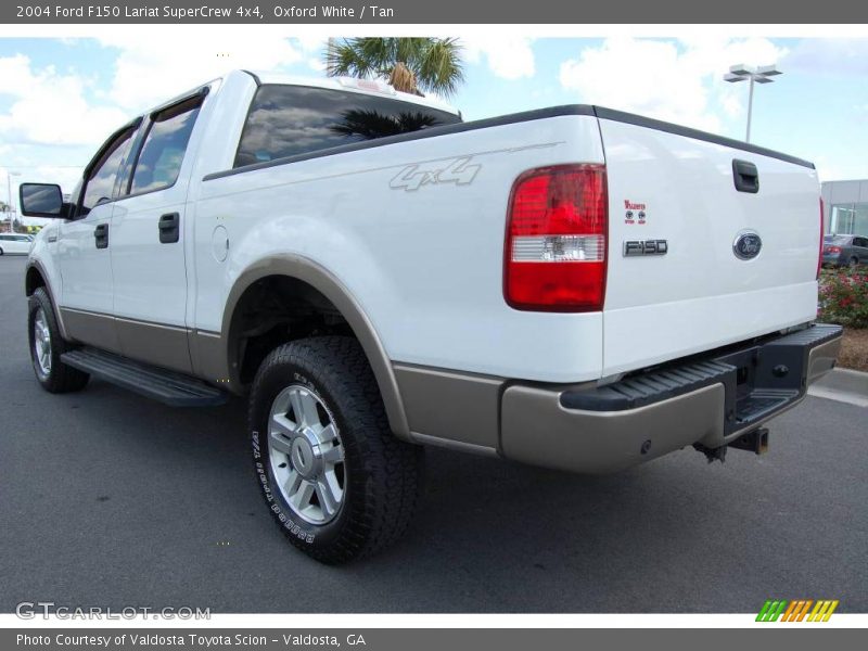 Oxford White / Tan 2004 Ford F150 Lariat SuperCrew 4x4