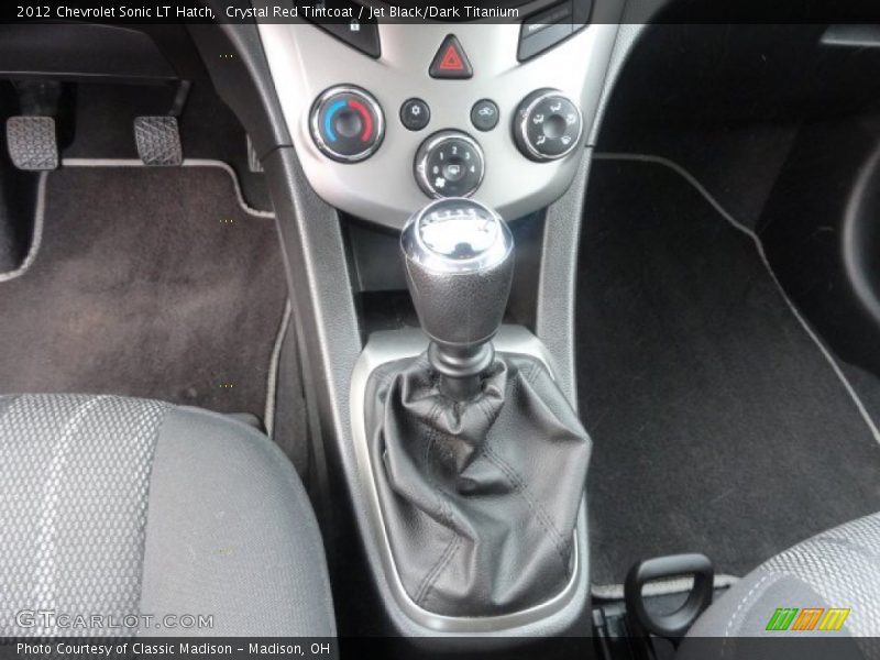 Crystal Red Tintcoat / Jet Black/Dark Titanium 2012 Chevrolet Sonic LT Hatch