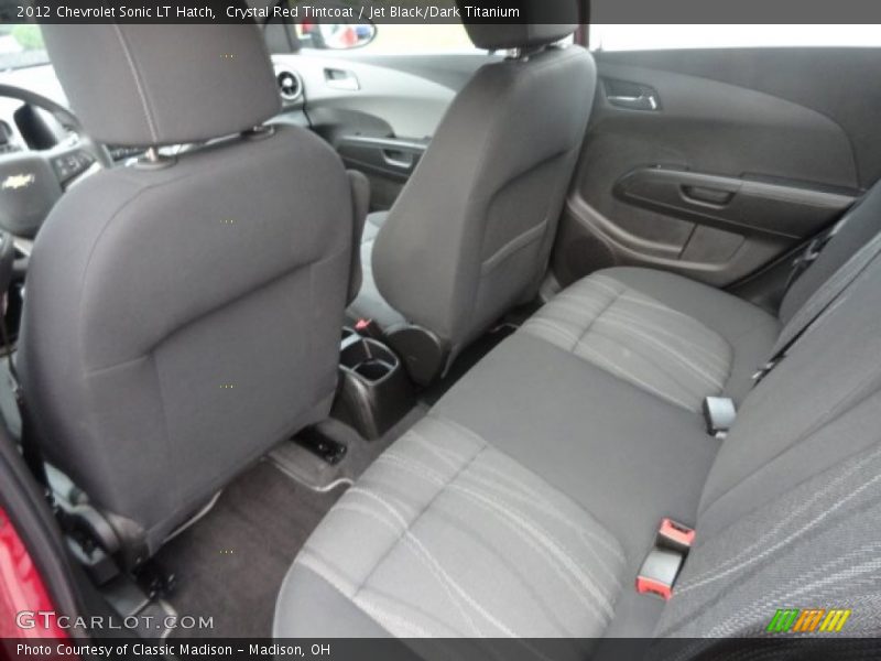 Crystal Red Tintcoat / Jet Black/Dark Titanium 2012 Chevrolet Sonic LT Hatch
