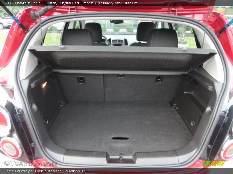 Crystal Red Tintcoat / Jet Black/Dark Titanium 2012 Chevrolet Sonic LT Hatch