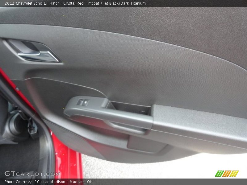 Crystal Red Tintcoat / Jet Black/Dark Titanium 2012 Chevrolet Sonic LT Hatch