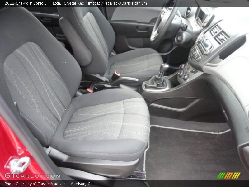 Crystal Red Tintcoat / Jet Black/Dark Titanium 2012 Chevrolet Sonic LT Hatch