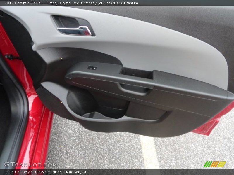 Crystal Red Tintcoat / Jet Black/Dark Titanium 2012 Chevrolet Sonic LT Hatch