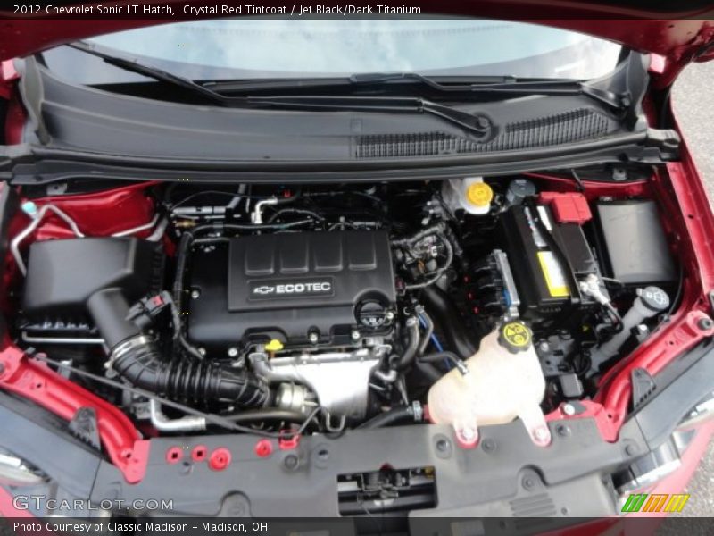Crystal Red Tintcoat / Jet Black/Dark Titanium 2012 Chevrolet Sonic LT Hatch