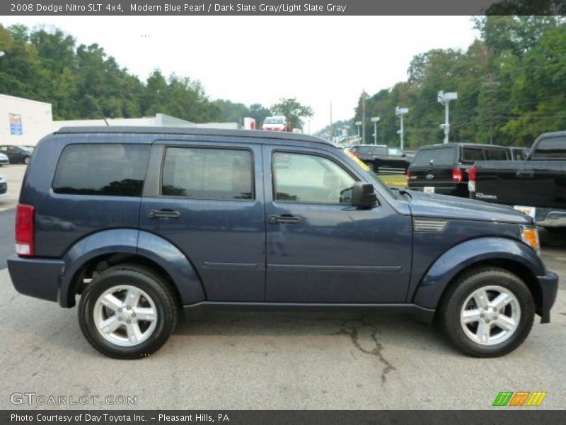 Modern Blue Pearl / Dark Slate Gray/Light Slate Gray 2008 Dodge Nitro SLT 4x4